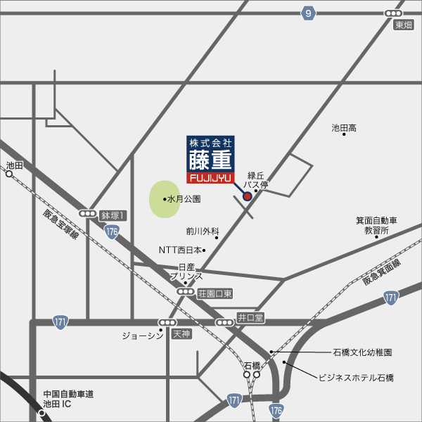 株式会社藤重 アクセスマップ